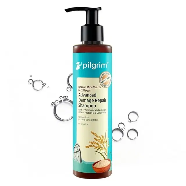 Pilgrim Korean Rice Water Advanced Damage Repair Shampoo 200 ml