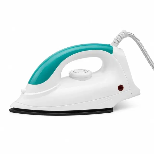 Maxotech 1000 Watt ISI Marked Dry Iron, White,Green