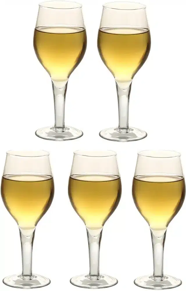 Liquor cum Cocktail Glasses, Transparent, 250 ml, Pack of 5