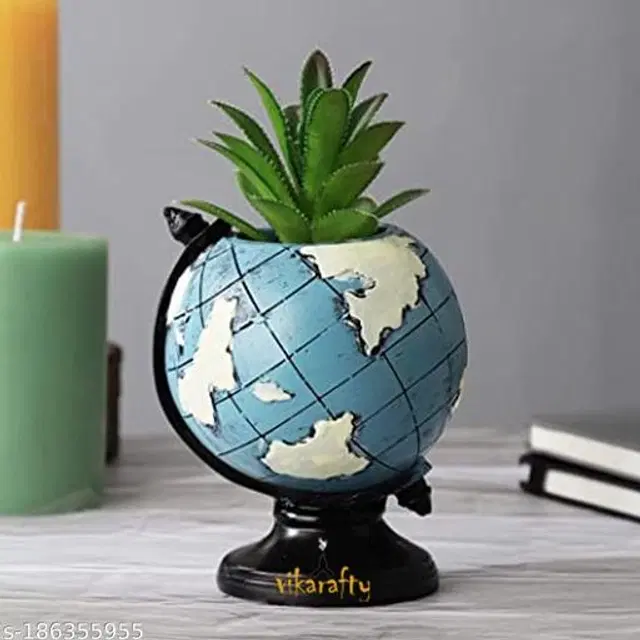 Terracotta Globe Planter for Home & Office for Home Decor, Multicolor