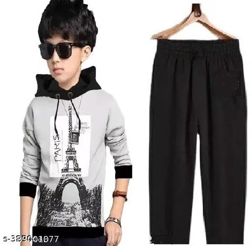 Cotton Clothing Set for Boys, Multicolour (2-3 Years)