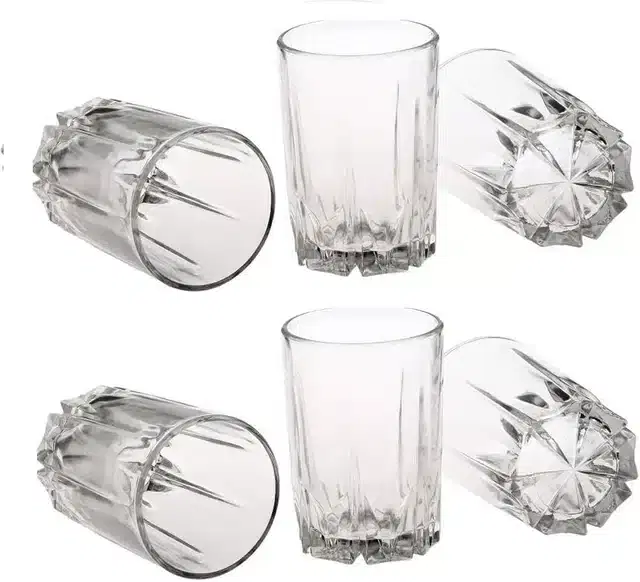 Liquor cum Cocktail Glasses, Transparent, 200 ml, Pack of 6