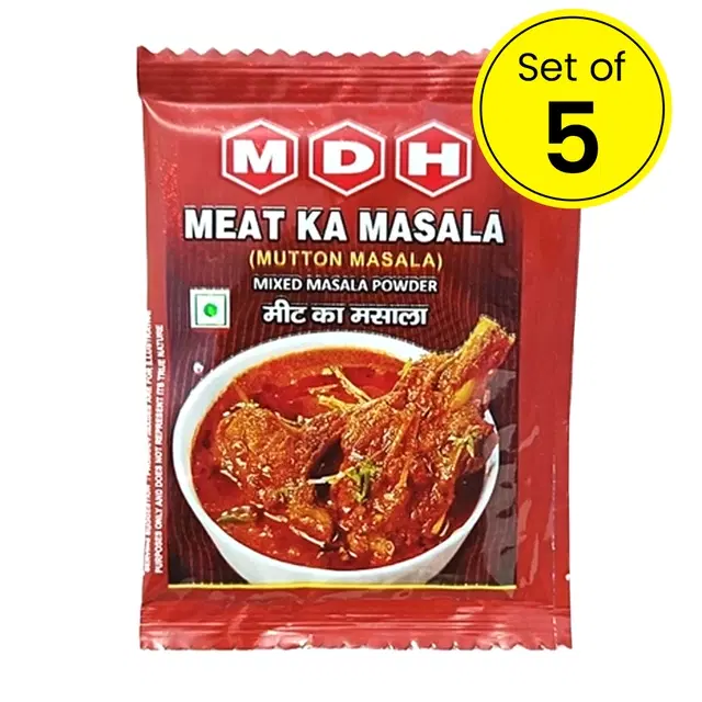 MDH Meat Masala 6 g (Pouch) (Set of 5)