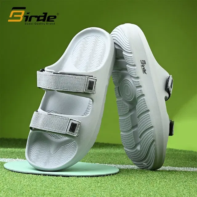 Stylish Comfortable Regular Wear EVA Sandals for Men (Grey, 6)