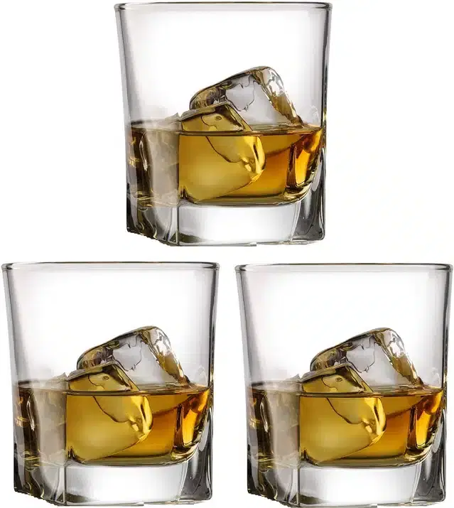 Liquor cum Cocktail Glasses, Transparent, 180 ml, Pack of 3