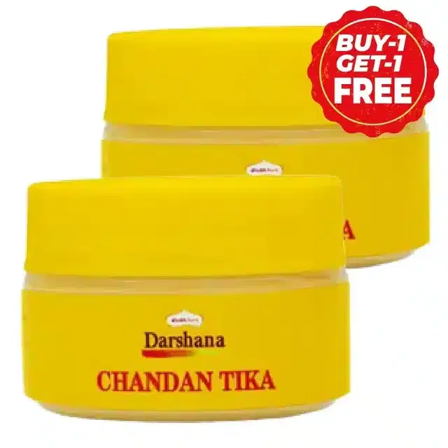 Shubhkart Darshana Chandan Tika - 40 g, Buy 1 Get 1 Free