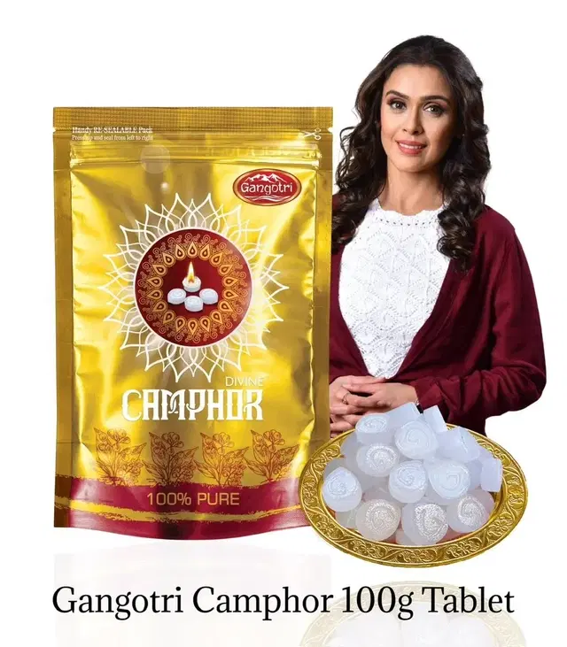 Gangotri Camphor Tablet Pouch 100 g