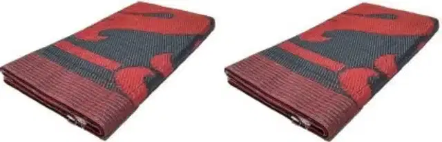 Plastic Medium Sized Floormats , Multicolor, Pack of 2