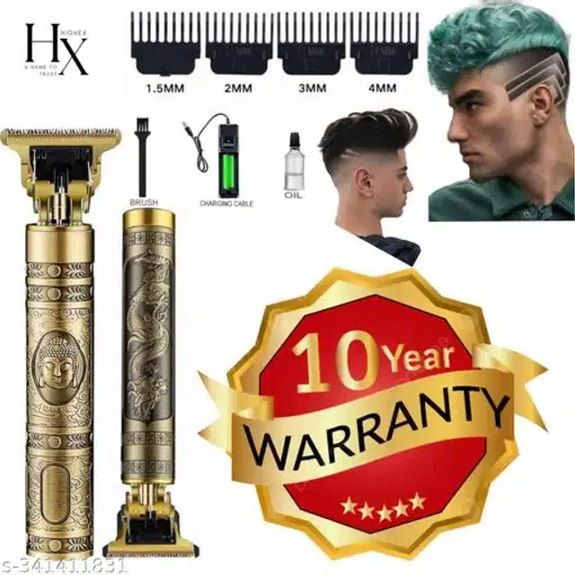 Buddha Style Trimmer for Men, Golden