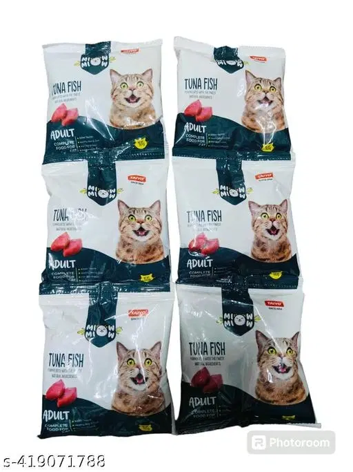 Miow Miow Tuna Fish Food for Cat, 50 g, Pack of 6