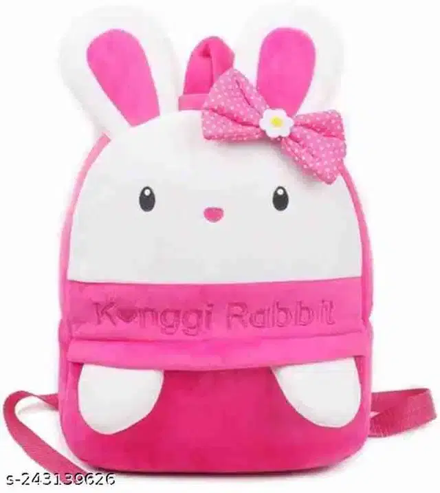 Backpack for Kids, Pink & White