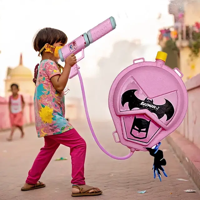 Batman Big Water Tank Holi Pichkari, Pack of 1