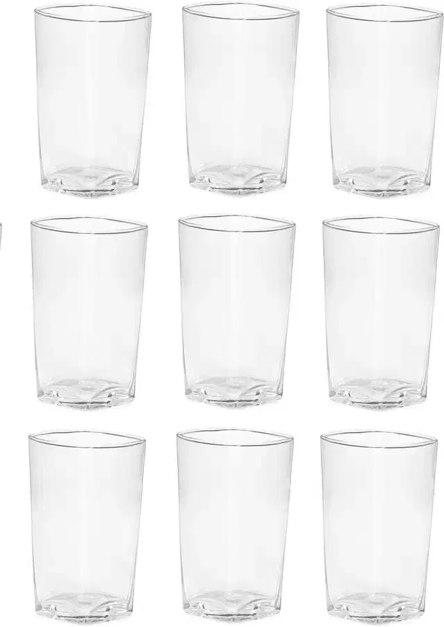 Liquor cum Cocktail Glasses, Transparent, 350 ml, Pack of 9