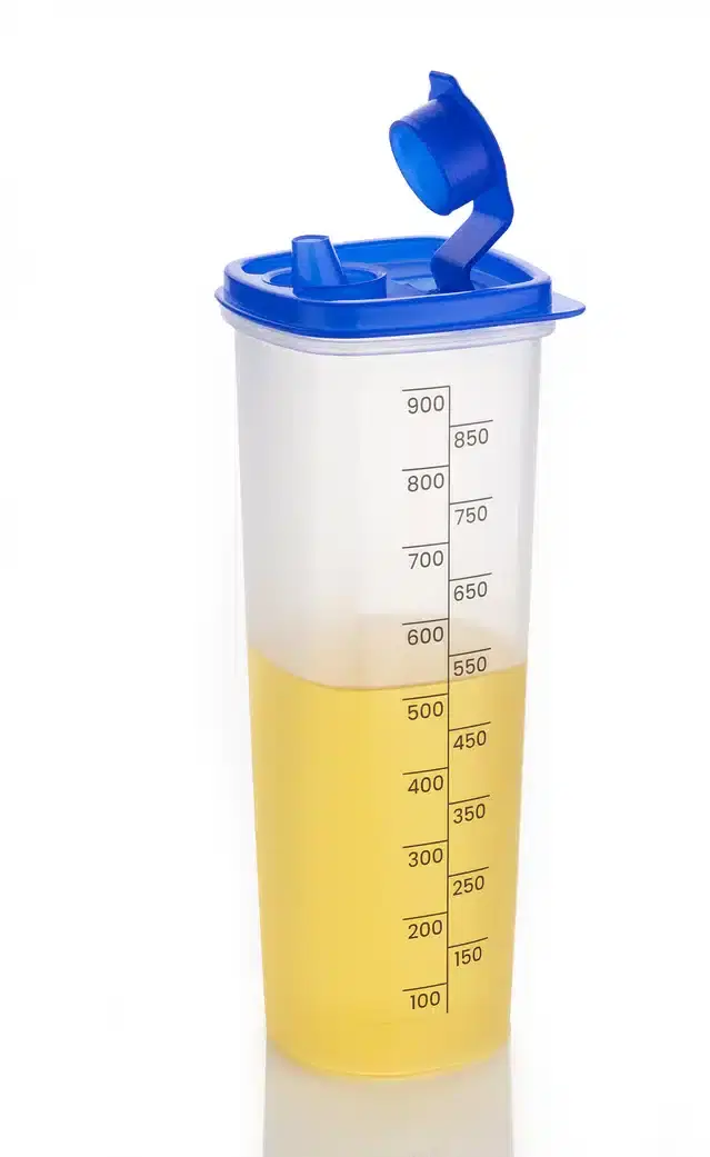 Plastic Oil Dispenser, Blue, 1000 ml