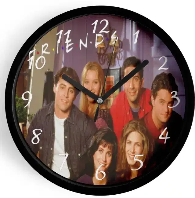 Analog Wall Clock for Home, Multicolor, 7 Inches