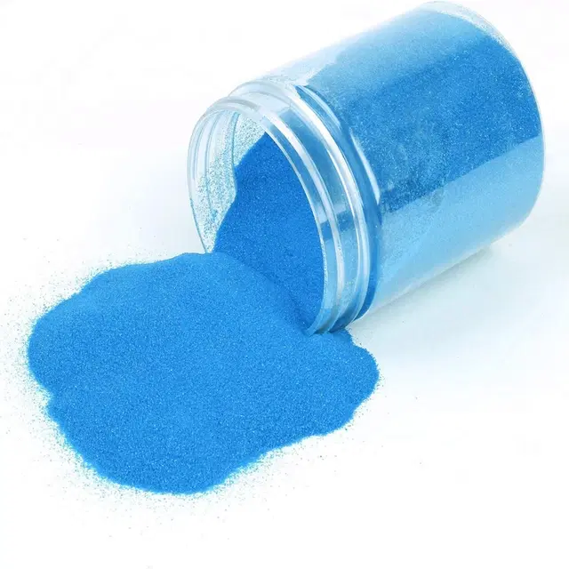 Bright Bloom Rangoli Powder for Diwali Floor Decoration, Dark Blue, 100 g