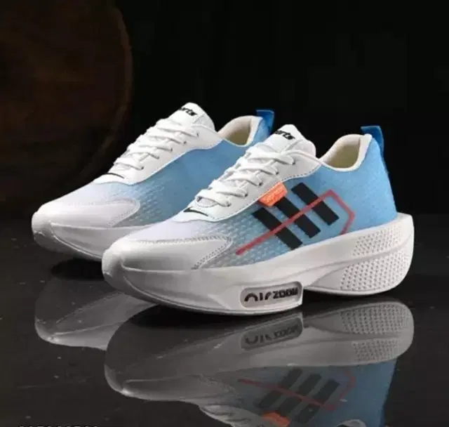 Sports Shoes for Men, White & Blue (10)