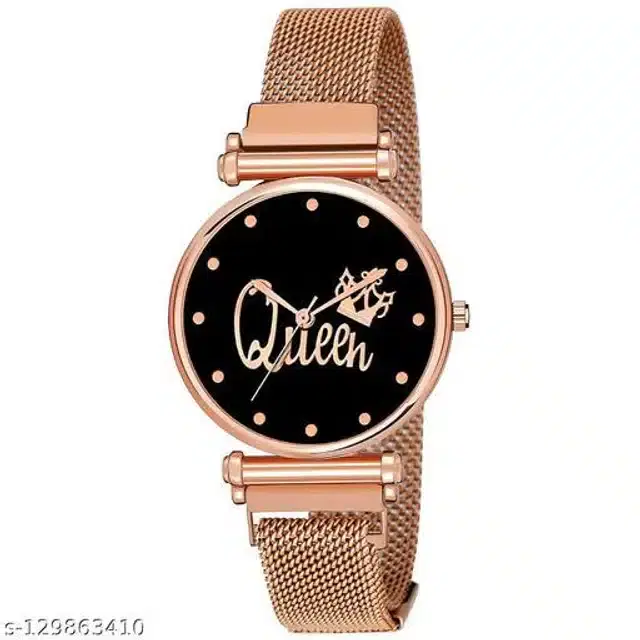 Analog Watch for Women (Rose Gold)
