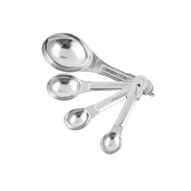 Oc9 Stainless Steel Measuring Spoon For Kitchen, Set Of 4