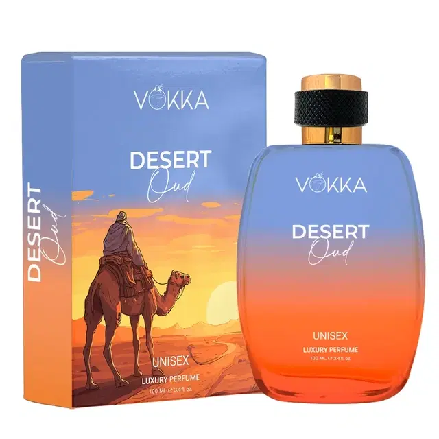 Vokka Desert Oud Unisex Luxury Long Lasting Perfume 100 ml