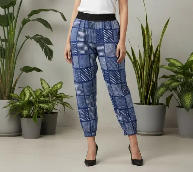 Synthetic Pant for Girls, Multicolour (Free Size)