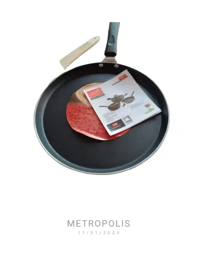 Non-stick Dosa Tawa, Black, 25 cm