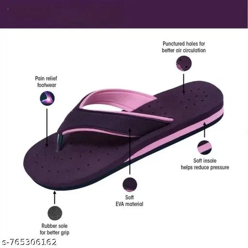 Flipflop for Women, Black (6)