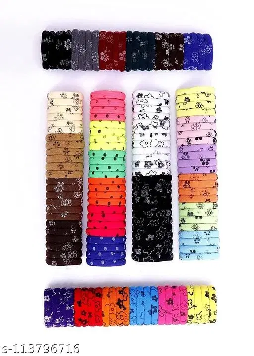 Rubber Bands & Scrunchies for Women (Multicolor)
