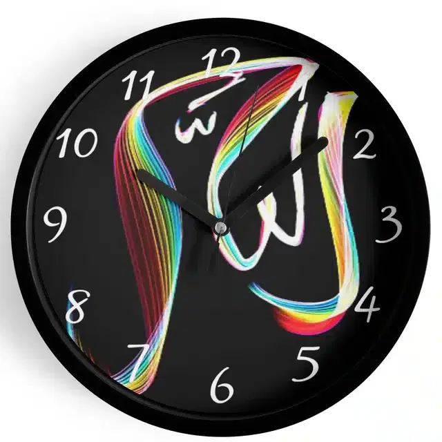 Analog Wall Clock, Multicolor, 7 inches