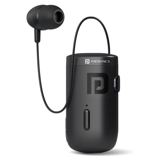 Portronics Harmonics Klip 6 Retractable Bt Music & Calling Earphone