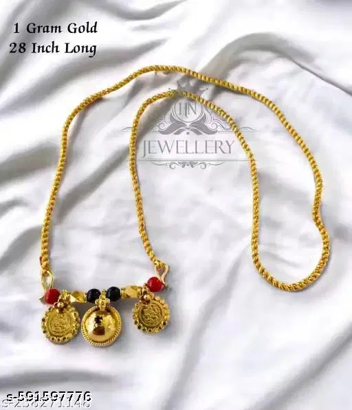 Single Strand Mangalsutra Multicolor Long for Women