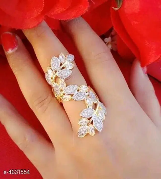 Alloy Ring for Women (Multicolor)