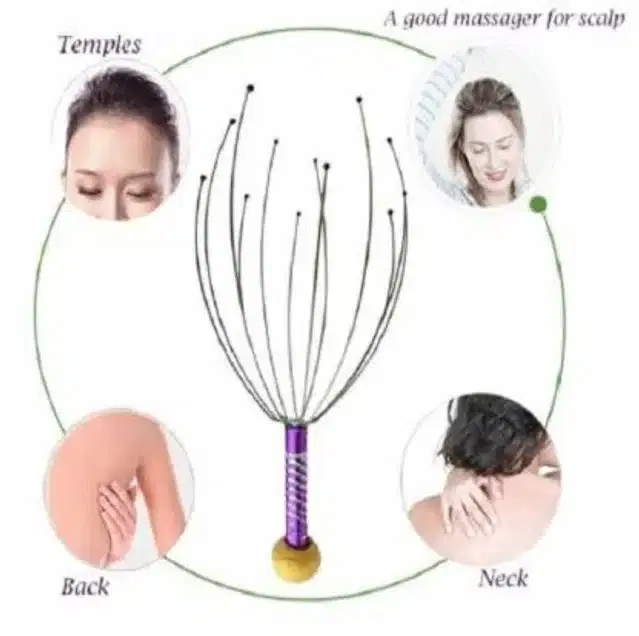 Head Scalp Massager, Multicolor