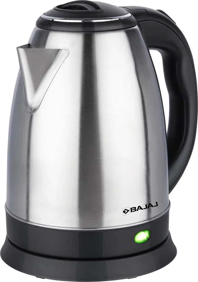 BAJAJ KTX 1.8 L DLX Electric Kettle (1.8 L, Black, Silver)