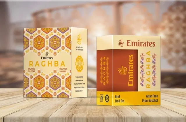 Emirates Raghba Alcohol Free Roll On Ittar for Men & Women, 6 ml