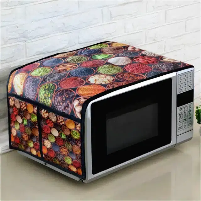 Digital Printed Microwave Cover with Non-Woven Back, Multicolor