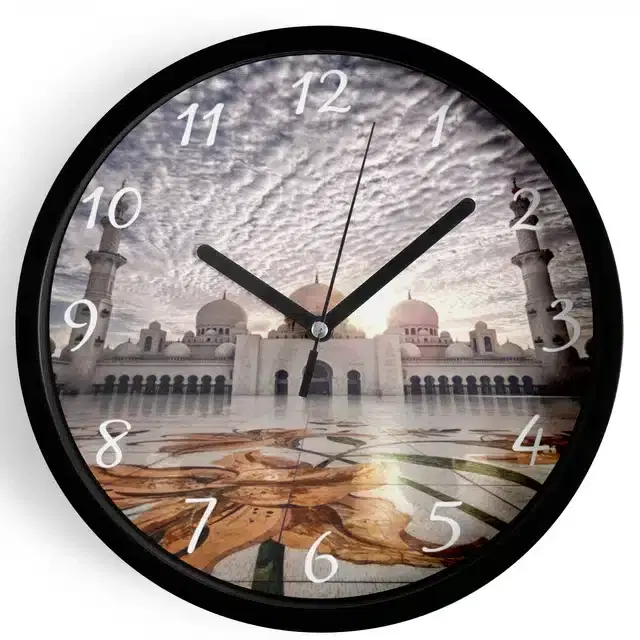 Analog Wall Clock, Multicolor, 7 inches