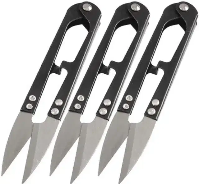 Metal Threads Cutting Scissor, Multicolor, Pack of 3