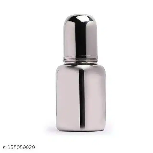 Stainless Steel Milk Bottle for Baby, Silver, 150 ml