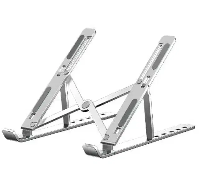 Aluminium Foldable Laptop Stand, White