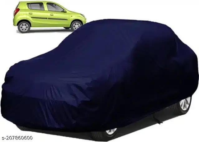 Taffeta Waterproof Car Cover for Maruti Suzuki Alto 800, Multicolor