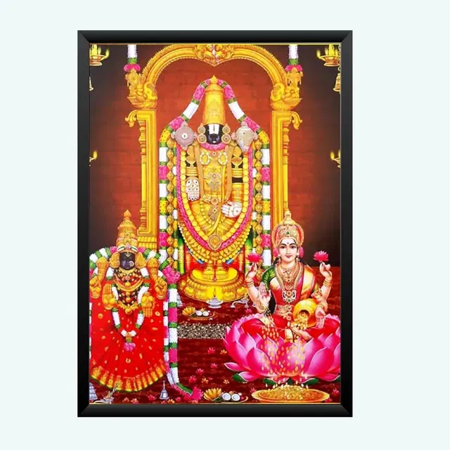 Polyester Photo Frame, Black, 5x7 inches