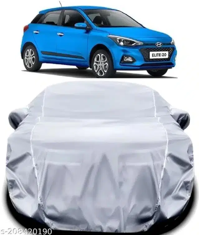 Taffeta Waterproof Car Cover for Hyundai Elite i20, Multicolor