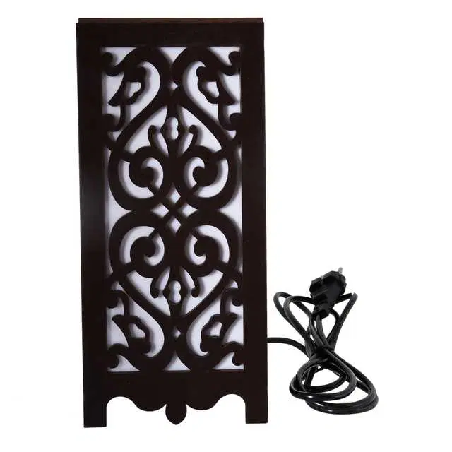 New Crafts Wooden Table Lamps For Home Decoration Living Room, 26X12X12 cm, Brown, NC-0137
