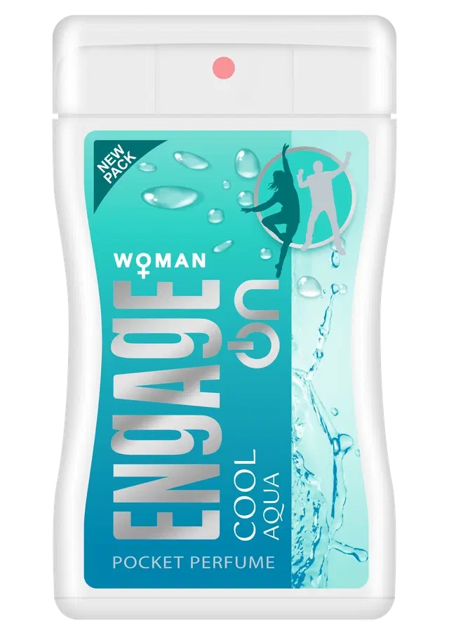 Engage On Cool Aqua Pocket Perfume For Women, 17 ml