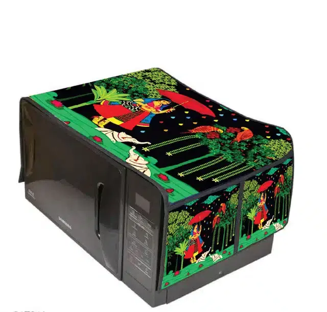 Digital Printed Microwave Cover with Non-Woven Back, Multicolor