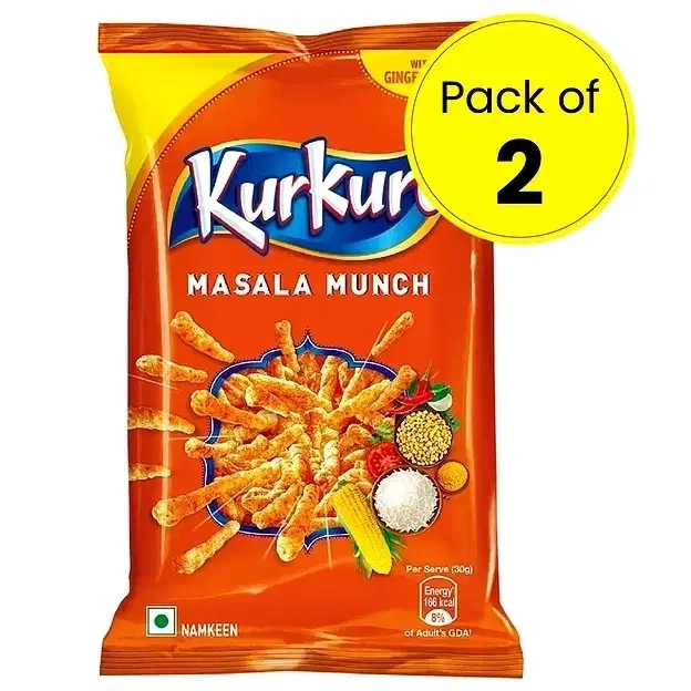 Kurkure Masala Munch 2X103.6 g (Pack of 2)