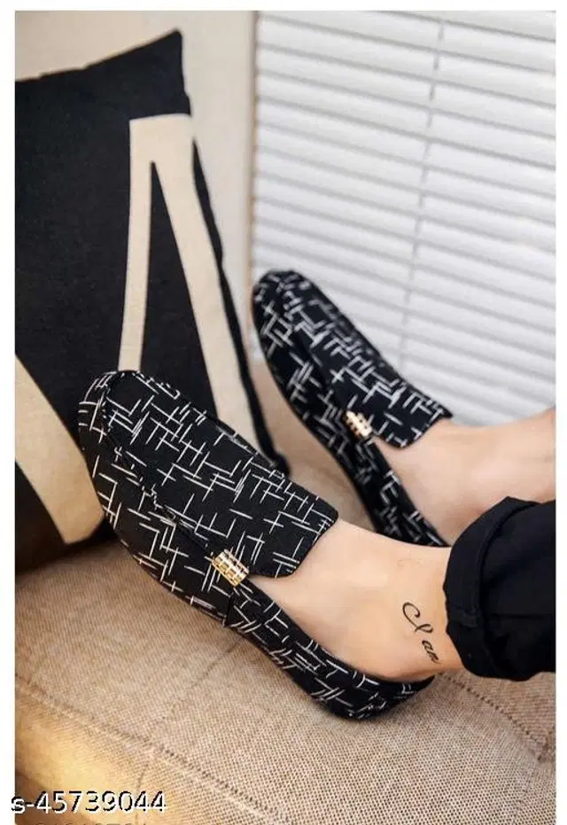 Loafers for Men (Black, 6)