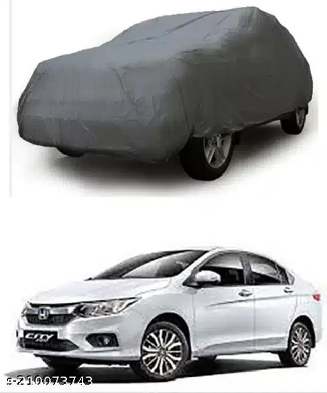 Taffeta Waterproof Car Cover for Honda City ZX, Multicolor
