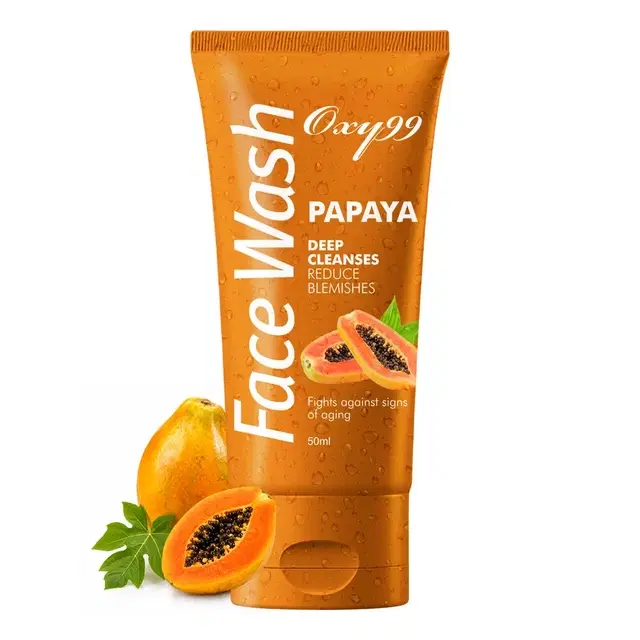 Oxy99 Papaya Face Wash For Men & Women 50 ml